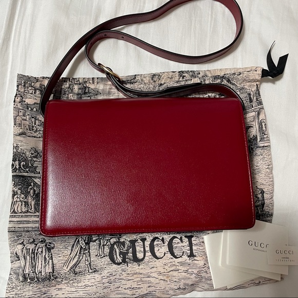 Gucci GG ring shoulder bag Red - Picture 4 of 9